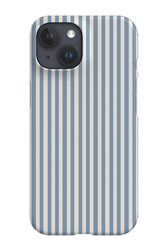 RoyalCovers.uk - Line Study Stripes Phone Case (Ivory Dusty Blue)