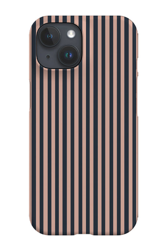 RoyalCovers.uk - Line Study Stripes Phone Case (Rose Beige Ink)