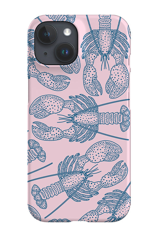 RoyalCovers.uk - Lobster Scatter Phone Case (Pink Blue)