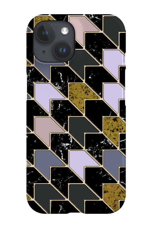 RoyalCovers.uk - Marble Chevron Phone Case (Grey Lilac)