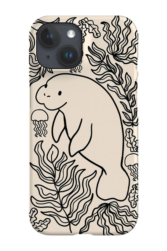 RoyalCovers.uk - Manatee Phone Case (Cream)