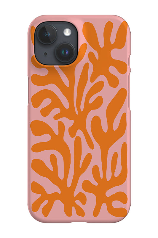 RoyalCovers.uk - Matisse Coral Reef Phone Case (Pink Orange)