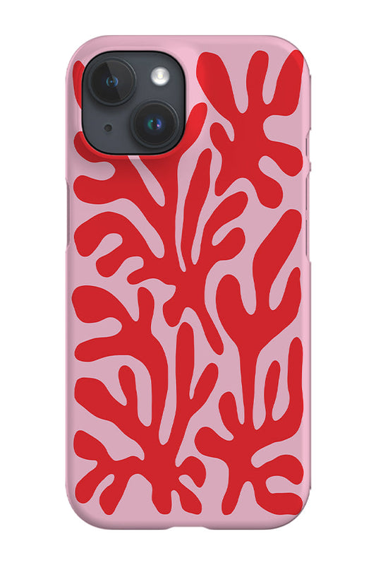 RoyalCovers.uk - Matisse Coral Reef Phone Case (Pink Red)