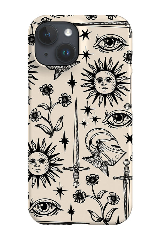 RoyalCovers.uk - Medieval Mix Scatter Phone Case (Beige)