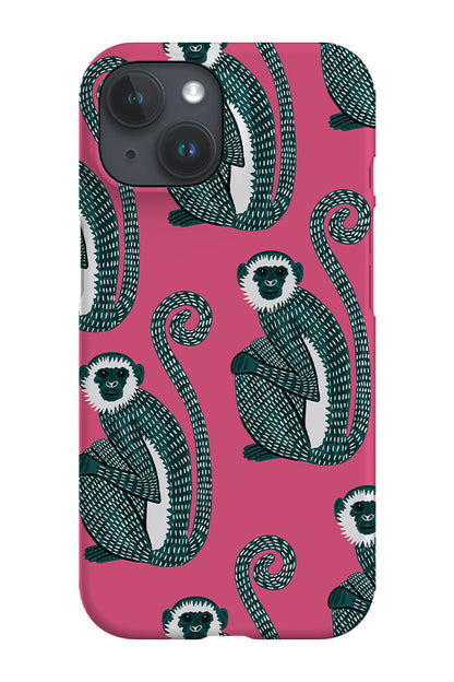 RoyalCovers.uk - Monkey Scatter Phone Case (Pink)
