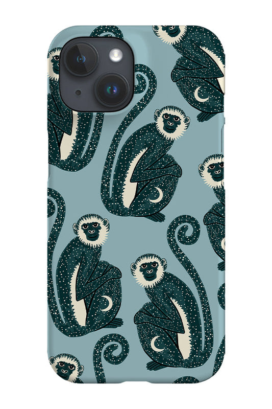 RoyalCovers.uk - Monkey Stars Scatter Phone Case (Blue)