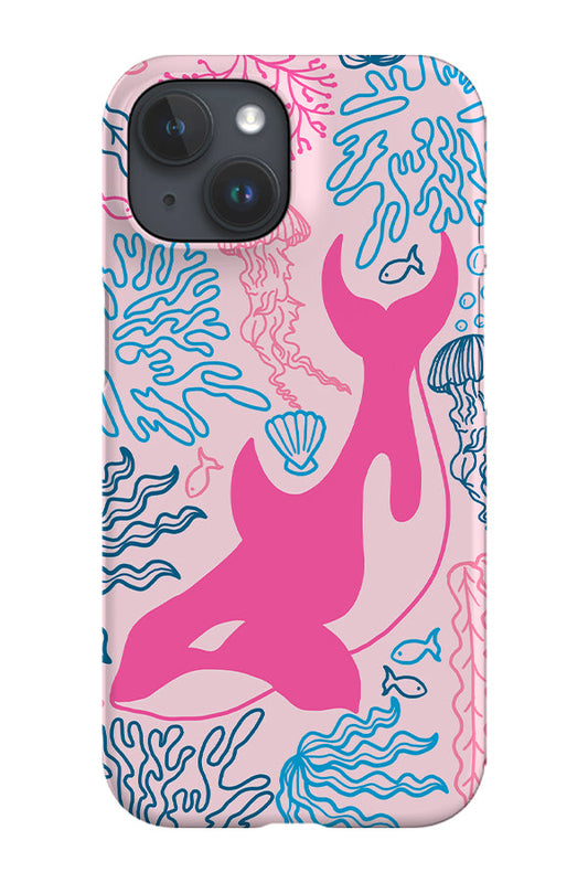RoyalCovers.uk - Orca Coral Reef Phone Case (Pink Blue)