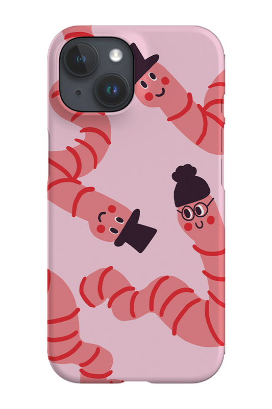 RoyalCovers.uk - Oversized Worm Phone Case (Pink)