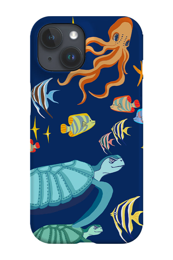 RoyalCovers.uk - Ocean Scene Phone Case (Navy)