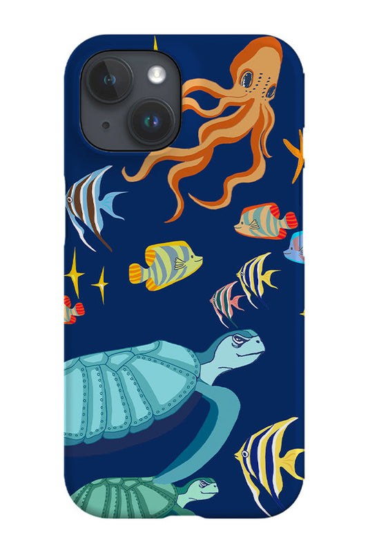 RoyalCovers.uk - Ocean Scene Phone Case (Navy)