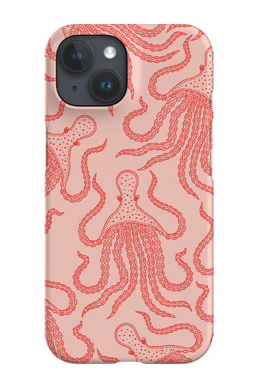 RoyalCovers.uk - Octopus Scatter Phone Case (Coral)
