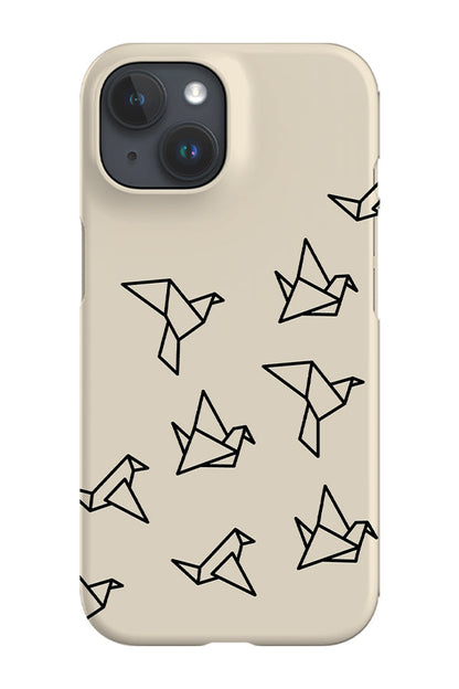 RoyalCovers.uk - Bird Origami Phone Case (Beige)
