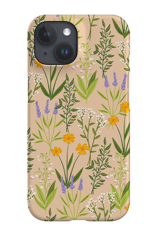 RoyalCovers.uk - Overlapping Wildflowers Phone Case (Cream)