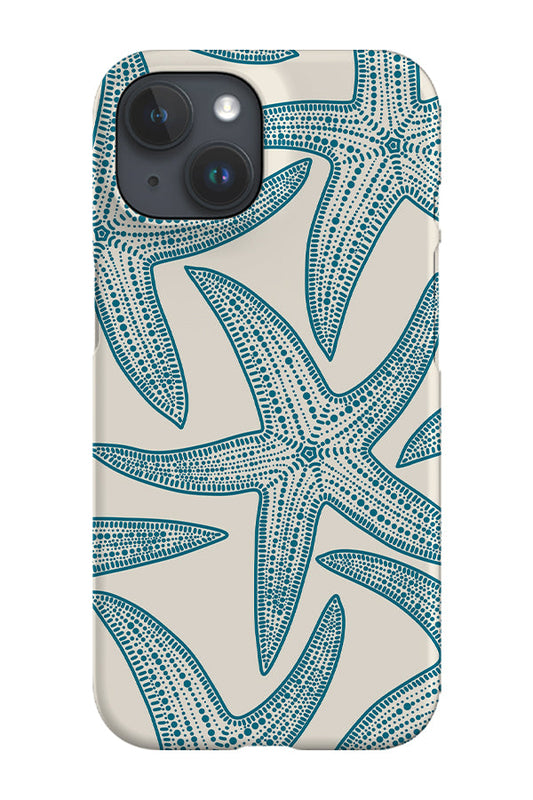 RoyalCovers.uk - Oversized Starfish Phone Case (Beige Blue)