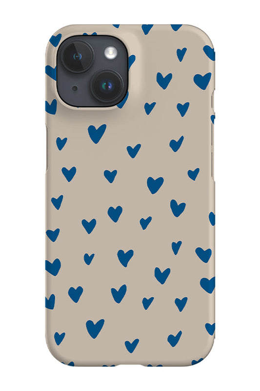 RoyalCovers.uk - Hearts Phone Case (Navy Blue)