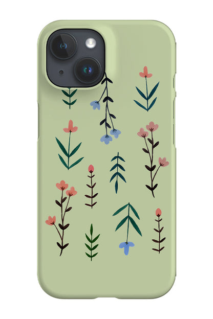 RoyalCovers.uk - Painted Little Flowers Phone Case (Mint)