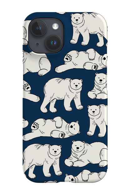RoyalCovers.uk - Polar Bear Phone Case (Navy)