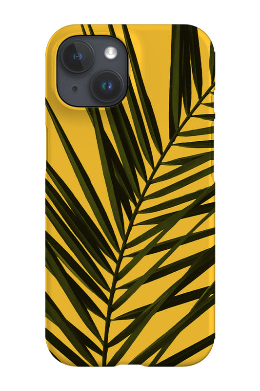 RoyalCovers.uk - Green Palm Leaves Phone Case (Yellow)