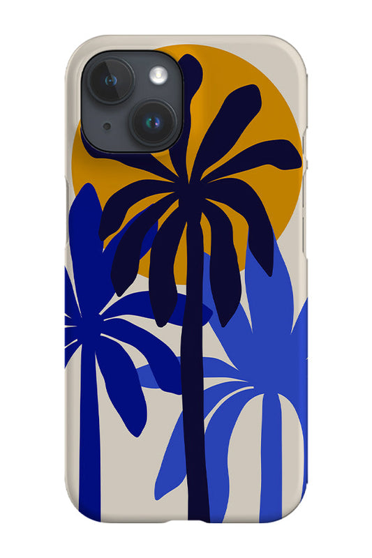 RoyalCovers.uk - Palm Trees & Sunset Phone Case (Off White)