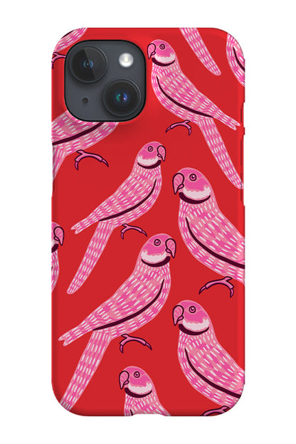 RoyalCovers.uk - Parrot Scatter Phone Case (Pinks)