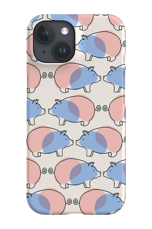 RoyalCovers.uk - Pig Line Art Phone Case (Cream)