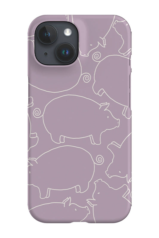 RoyalCovers.uk - Pig Scatter Phone Case (Lilac)