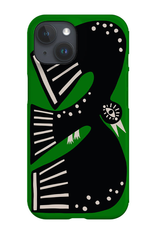 RoyalCovers.uk - Placement Bird Phone Case (Green & Off White)