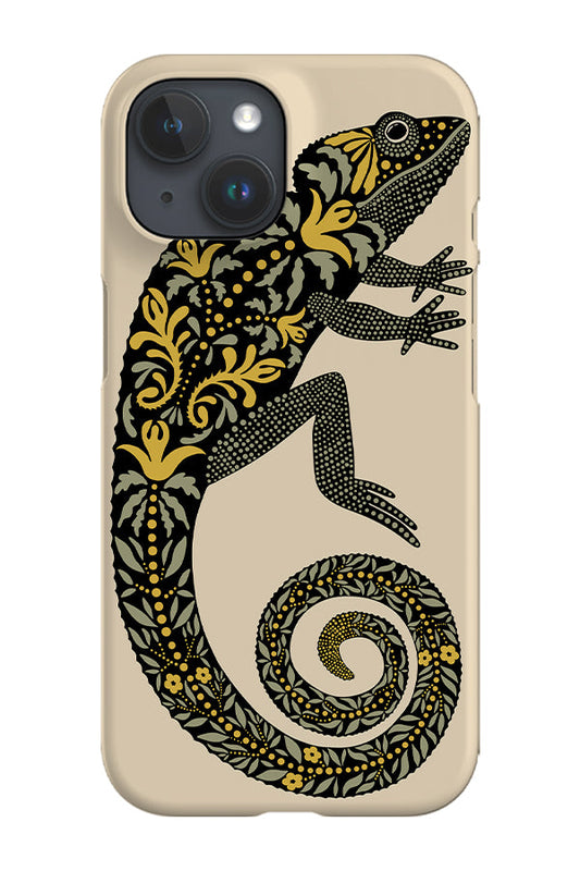 RoyalCovers.uk - Placement Lizard Phone Case (Mint Yellow)