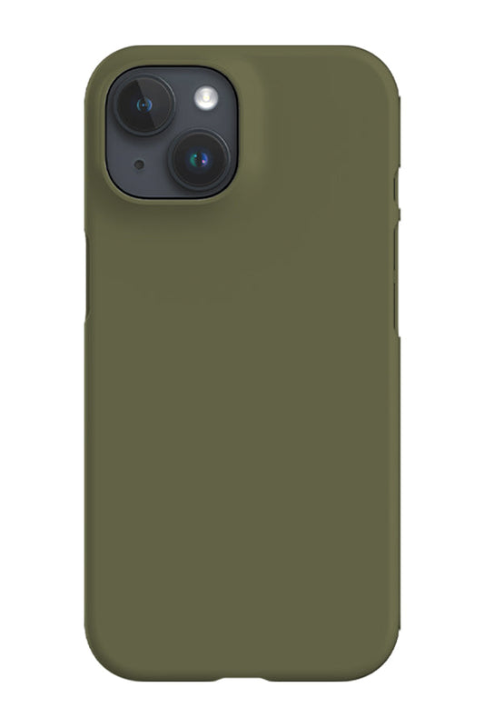 RoyalCovers.uk - Khaki Green Plain Block Colour Phone Case