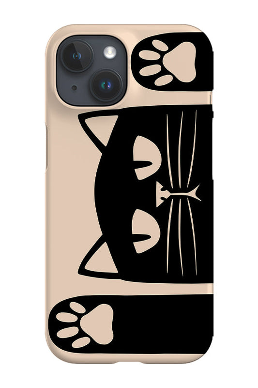 RoyalCovers.uk - Playful Cat Phone Case (Black & White)