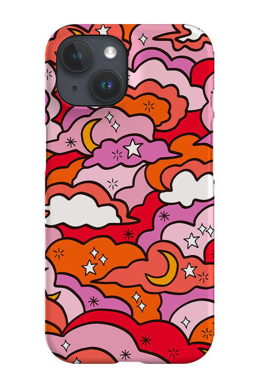 RoyalCovers.uk - Retro Cloudscape Phone Case (Pink)