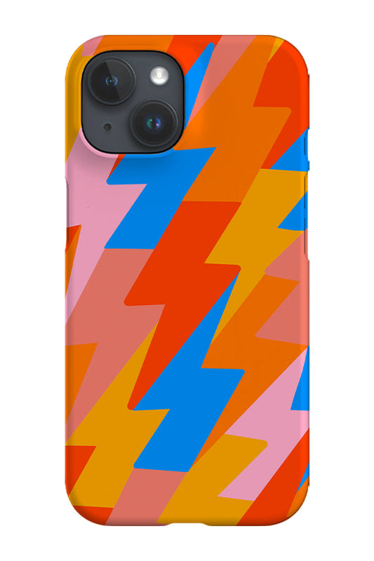 RoyalCovers.uk - Retro Lightning Bolts Phone Case (Bright)