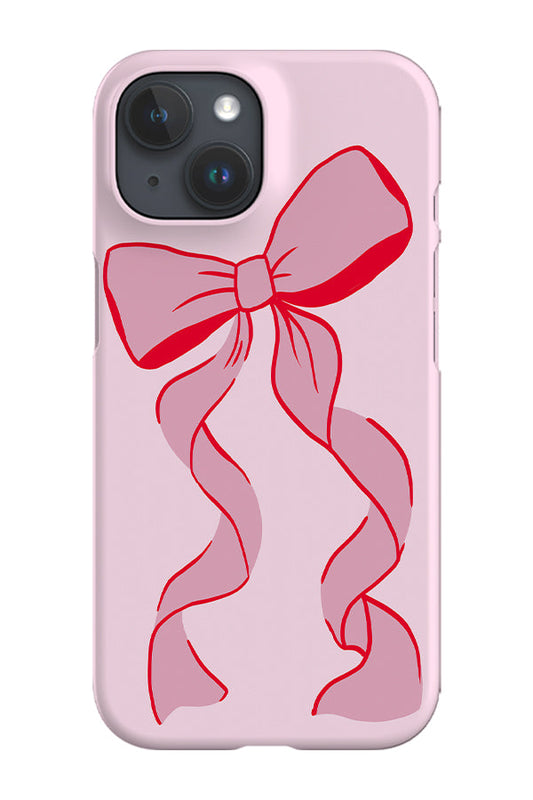 RoyalCovers.uk - Ribbon Bow Phone Case (Pink Red)