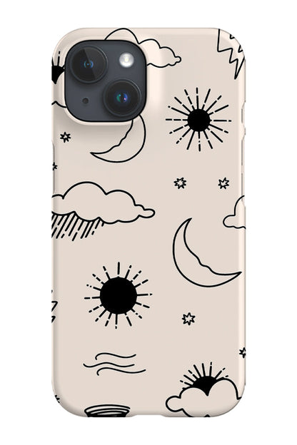 RoyalCovers.uk - Seasons Weather Phone Case (Cream Black)