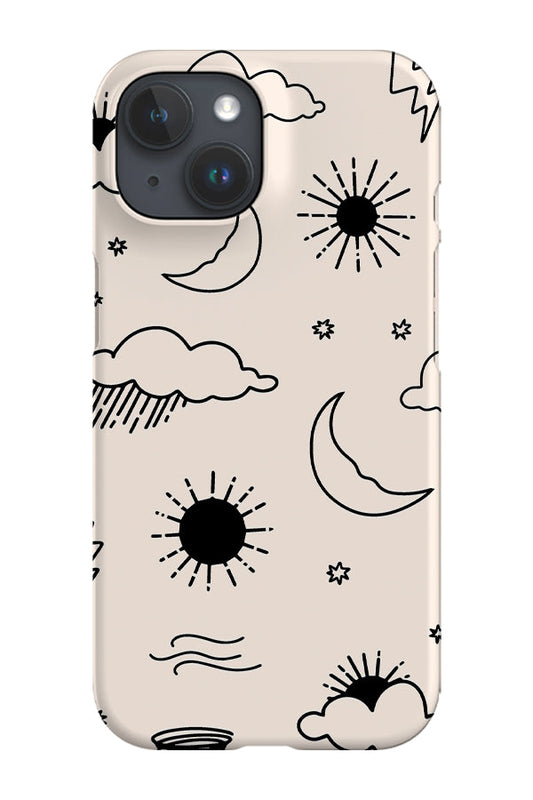 RoyalCovers.uk - Seasons Weather Phone Case (Cream Black)
