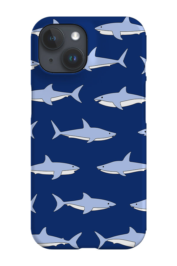 RoyalCovers.uk - Shark Print Phone Case (Blue Tones)