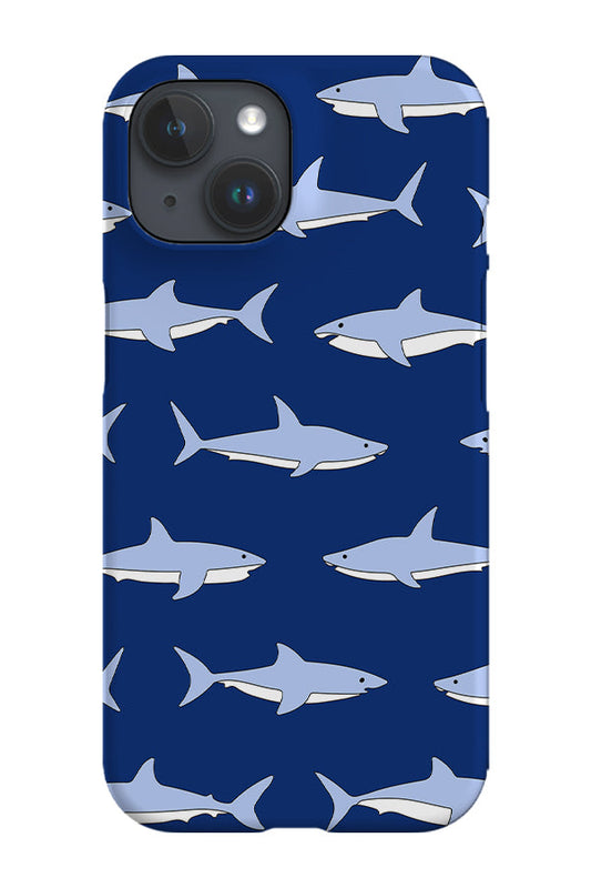 RoyalCovers.uk - Shark Print Phone Case (Blue Tones)