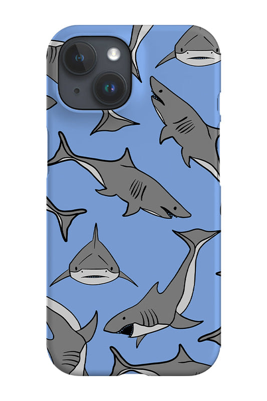 RoyalCovers.uk - Shark Pattern Phone Case (Blue)