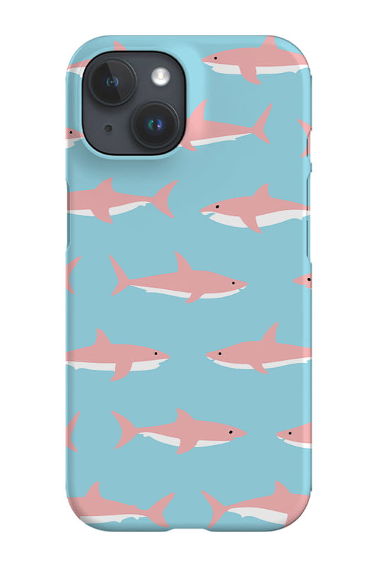 RoyalCovers.uk - Shark Print Phone Case (Pink Blue)