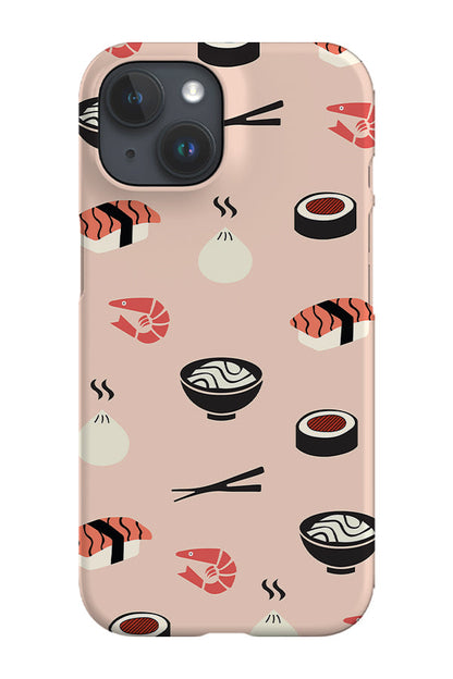 RoyalCovers.uk - Sushi Pattern Phone Case (Pink)