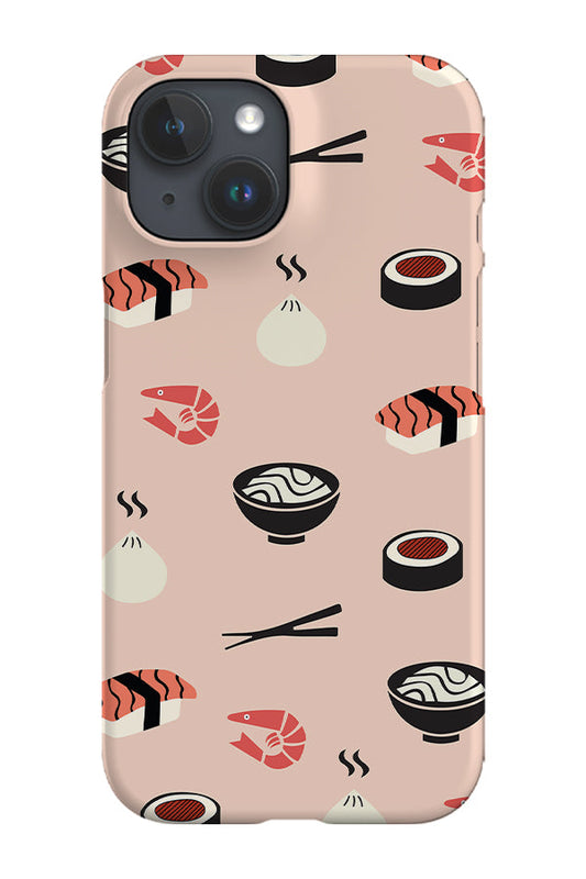 RoyalCovers.uk - Sushi Pattern Phone Case (Pink)