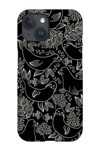 RoyalCovers.uk - Seal Coral Reef Phone Case (Black)