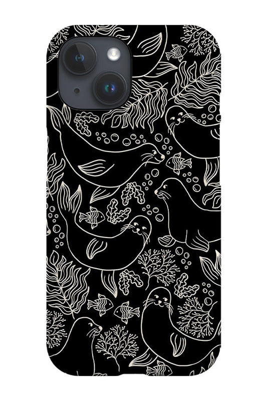 RoyalCovers.uk - Seal Coral Reef Phone Case (Black)