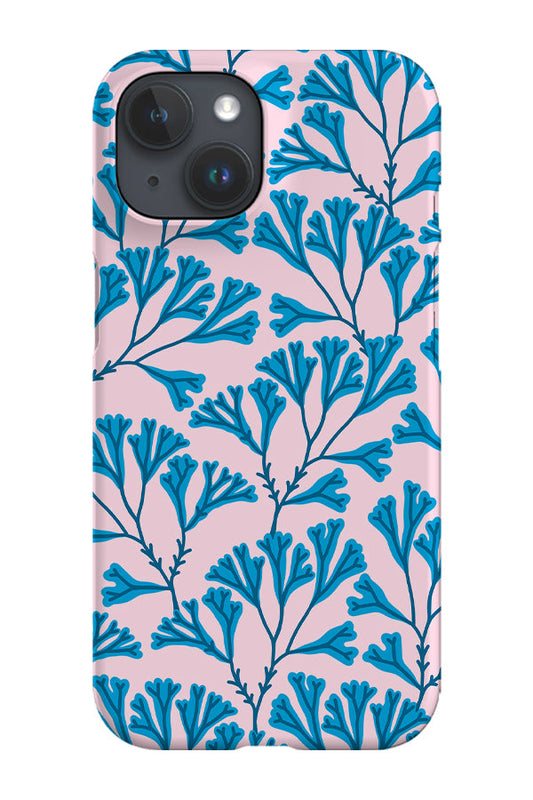 RoyalCovers.uk - Seaweed Line Art Phone Case (Pink Blue)