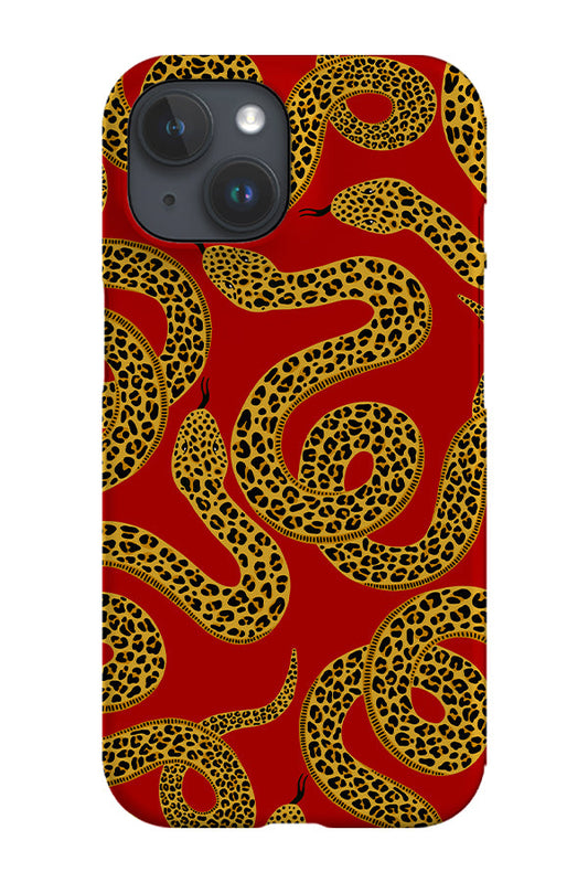 RoyalCovers.uk - Snake Scatter Phone Case (Red)