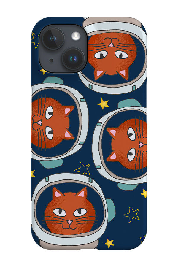 RoyalCovers.uk - Space Cat Flying Phone Case (Navy)