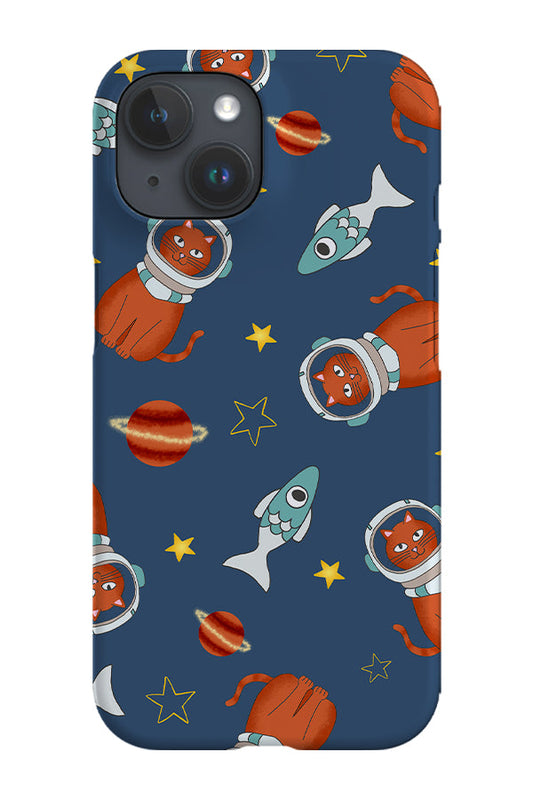 RoyalCovers.uk - Space Cat Scatter Phone Case (Blue)
