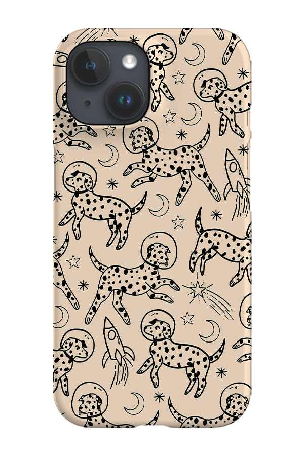 RoyalCovers.uk - Space Dogs Line Art Phone Case (Cream)