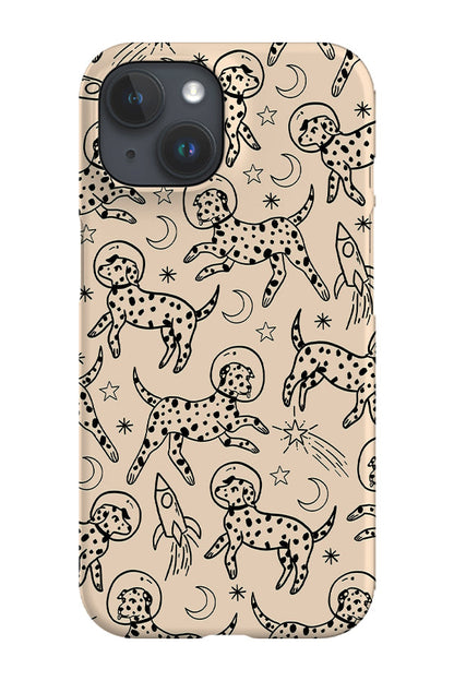 RoyalCovers.uk - Space Dogs Line Art Phone Case (Cream)