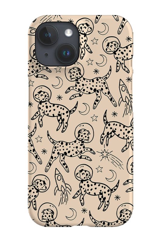 RoyalCovers.uk - Space Dogs Line Art Phone Case (Cream)